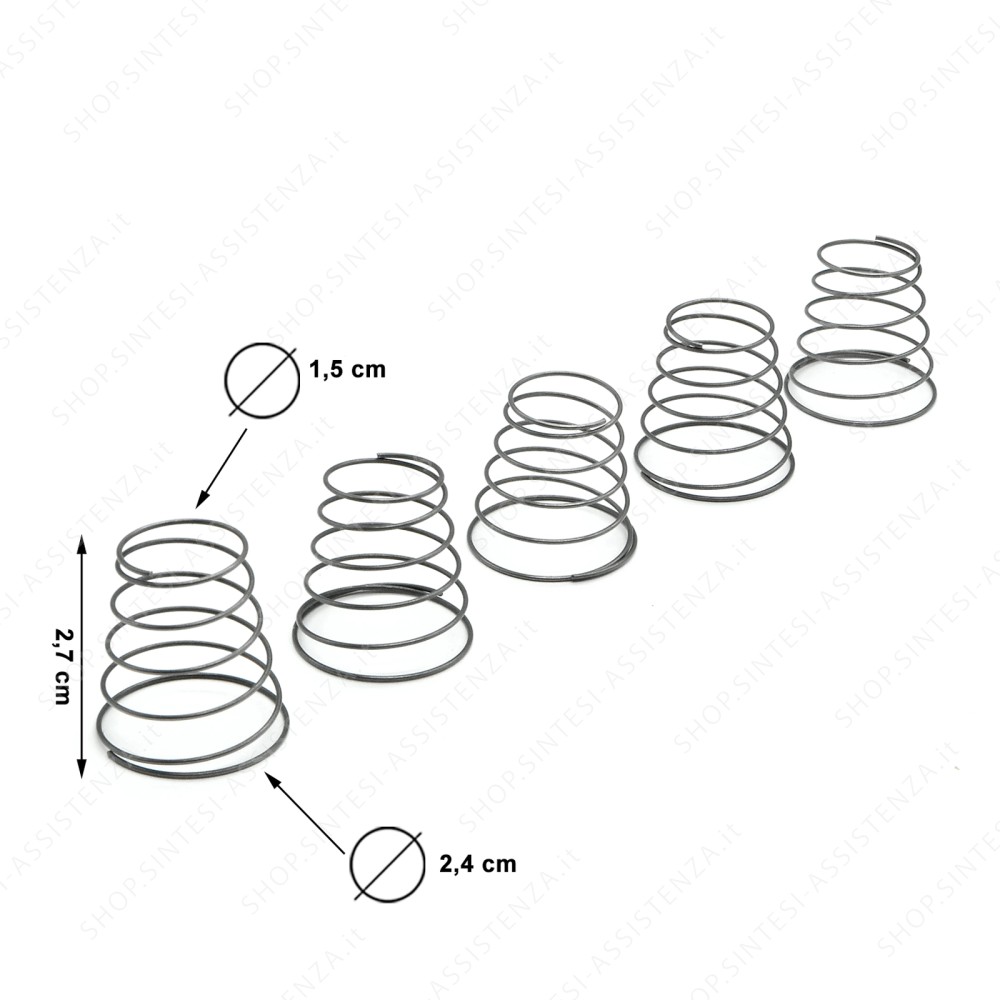 Kit 5 springs for the ring nut under the Foster hob knob 9606926 - 9606926 KIT 5