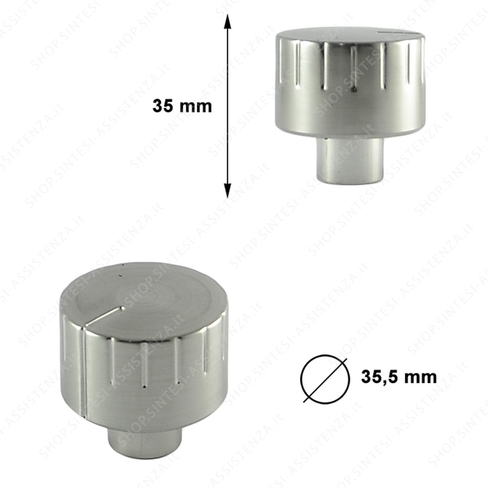 FRANKE GORENJE SATIN OVEN KNOB DIAMETER 35 MM SM86 SM62 133.0396.142 - 133.0396.142
