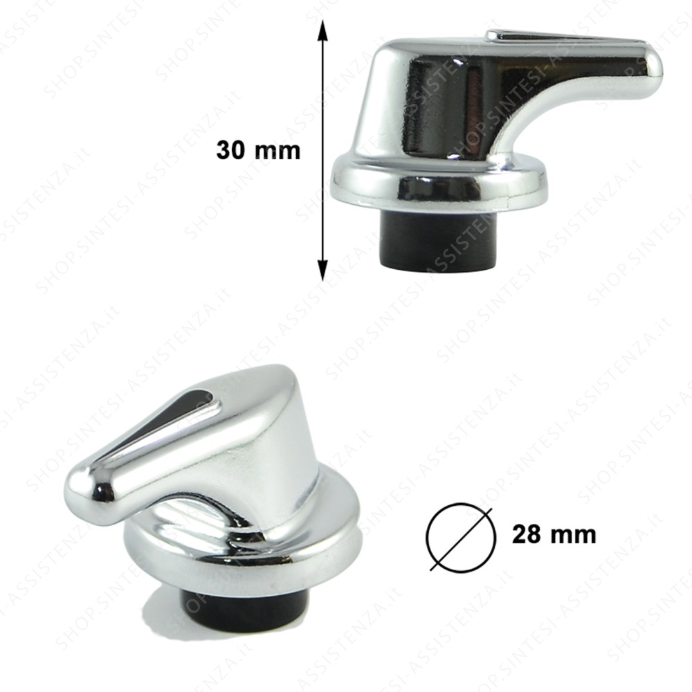 Manopola inox rubinetto piano cottura Smeg 694976416 - 694976416