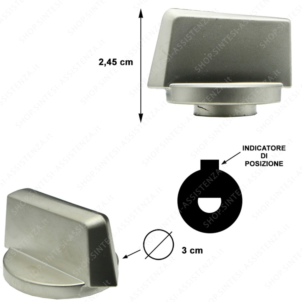 SMEG P260X AESTHETIC SELECTION HOB KNOB 764976205 - 764976205