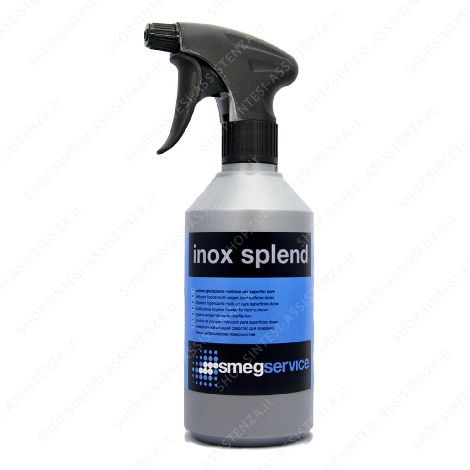 IGIENIZZANTE PER SUPERFICI IN ACCIAIO INOX A INOX SPLEND - INOX-SPLEND