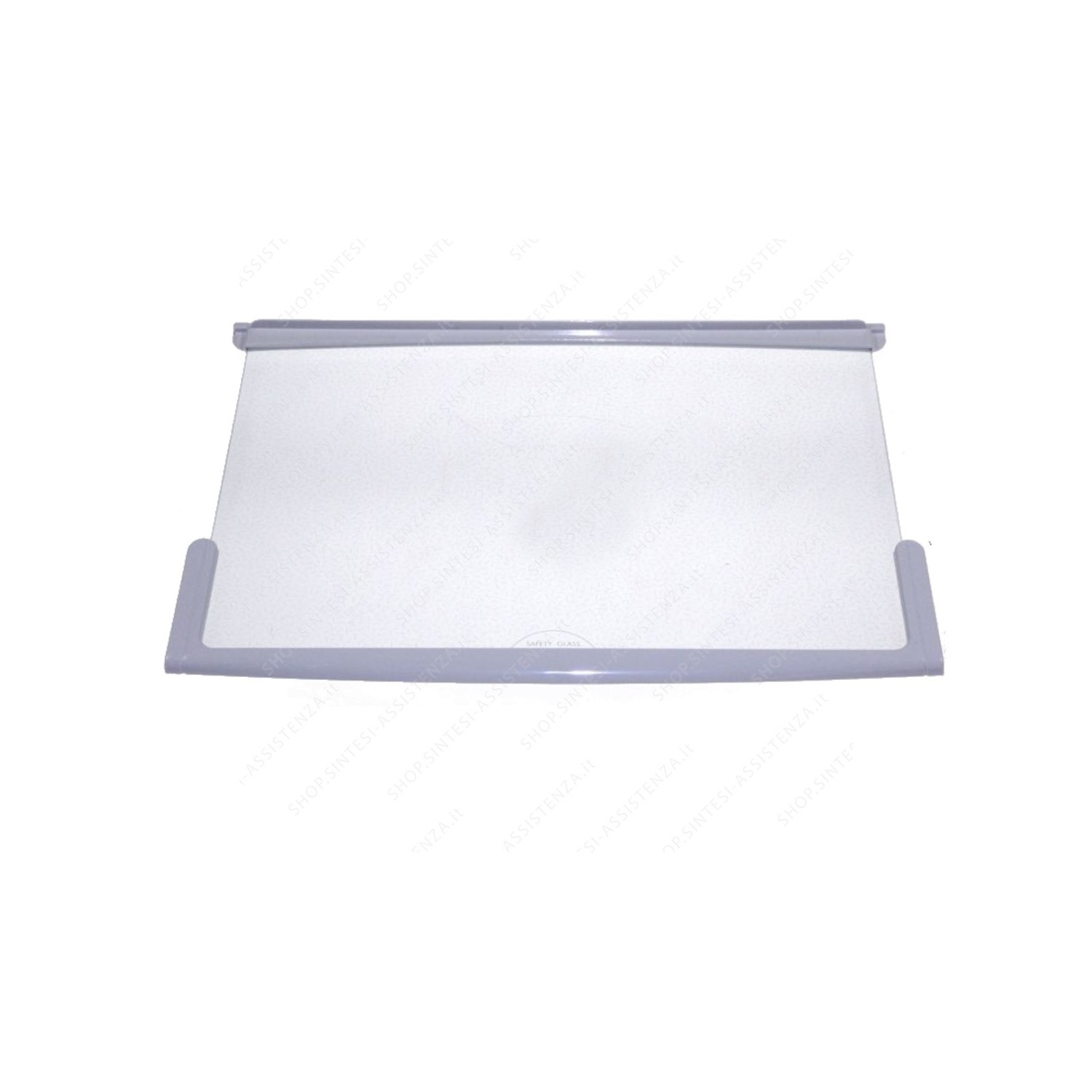 Ripiano in vetro trasparente con profili in plastica frigo Smeg 775650723 - 163336
