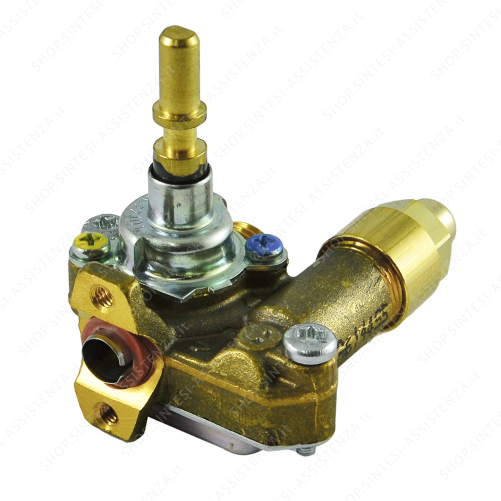 BRASS TAP VALVE J6 0.42 V90 INC FOR SMEG HOB 957330638 - 877330746