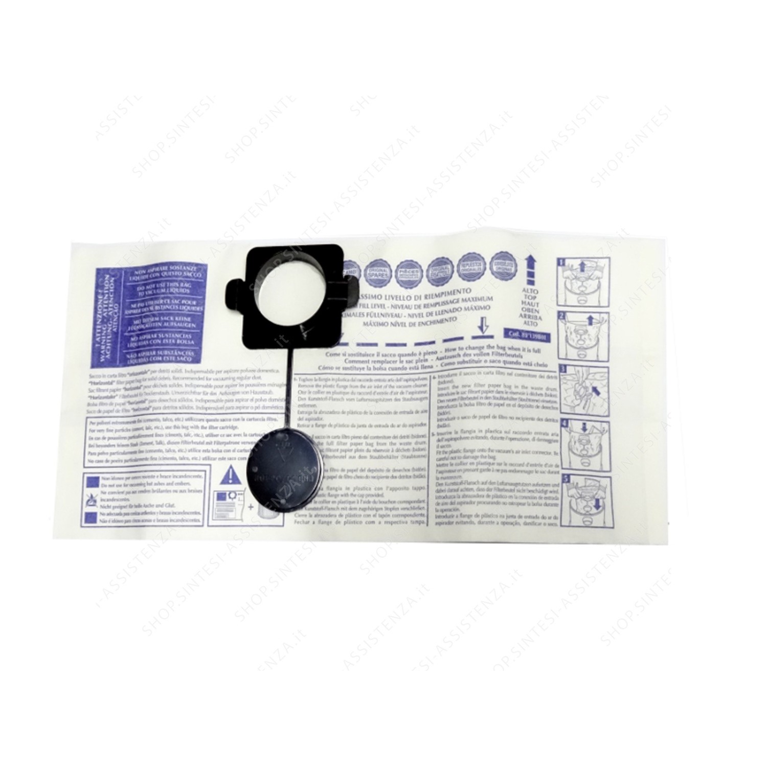 SACCHI GISOWATT TECHNO CLEAR 15 ACQUAMATIC COMPETITOR 15 WET & DRY 83139B0I 83144B0I GISOWATT - 83144B0I