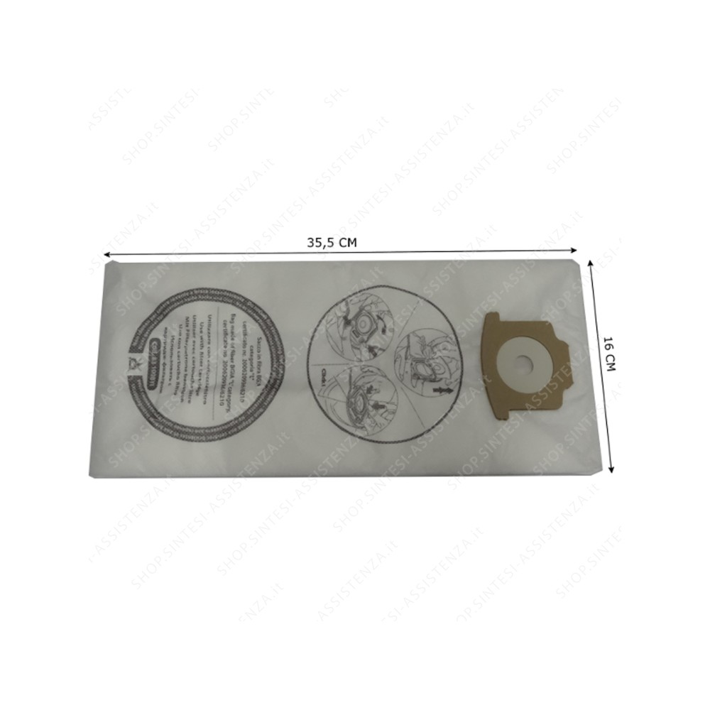 SACCHI GISOWATT IN FIBRA IFA CAT "L" PER GSW mod. ARYA UV-C TECHNOLOGY ARYA 83140BYI - 83140BYI