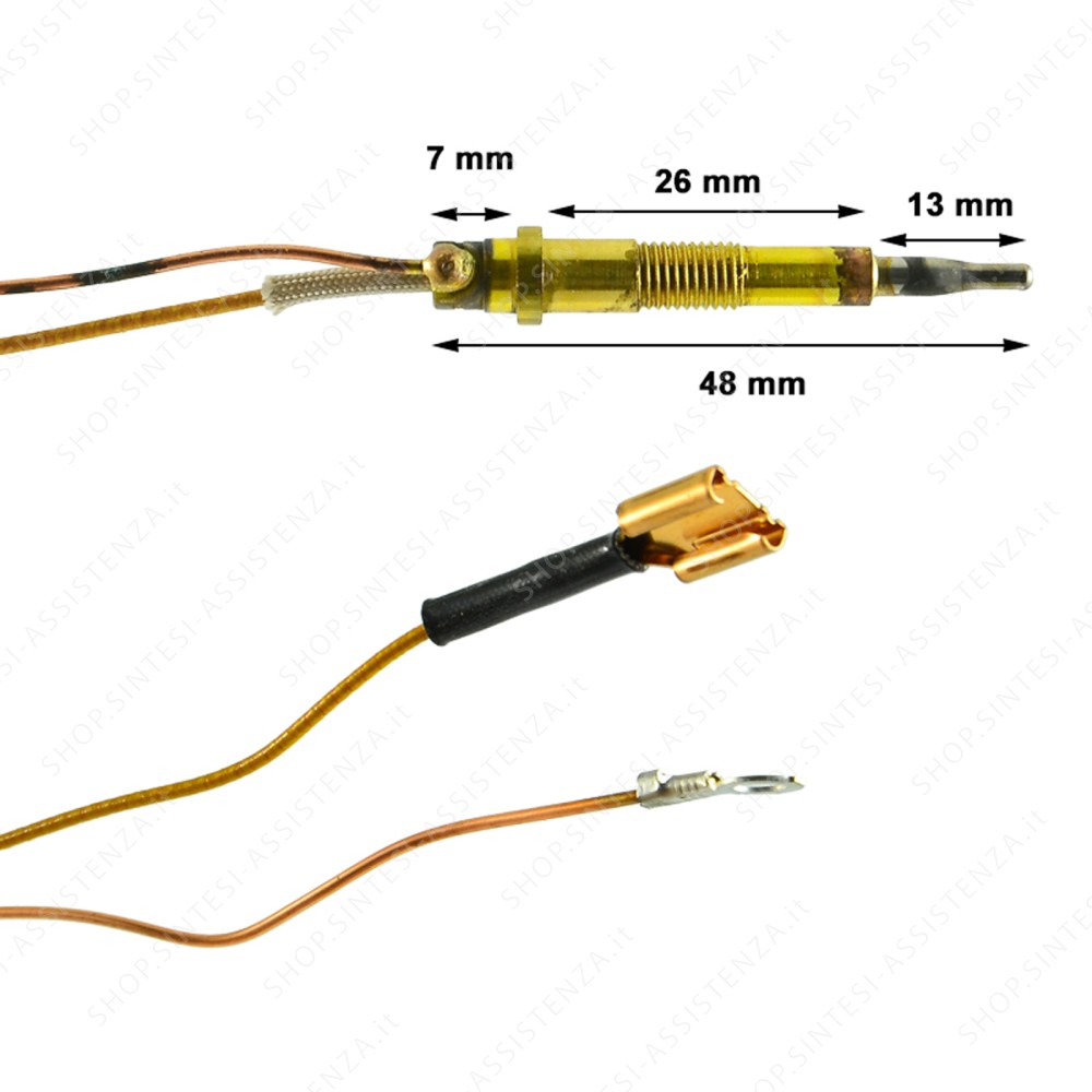 Termocoppia fuoco bruciatore tipla corona dual piano cottura Franke 133.0042.249 - 133.0042.249