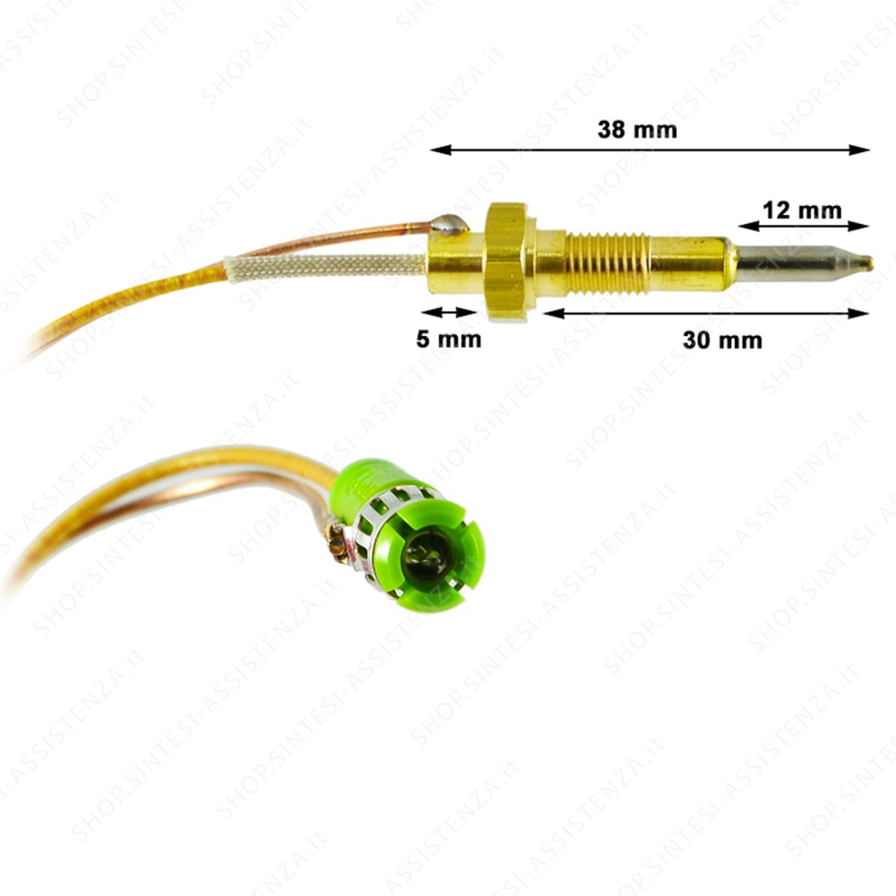 Franke 133.0068.202 hob burner fire thermocouple - 133.0068.202