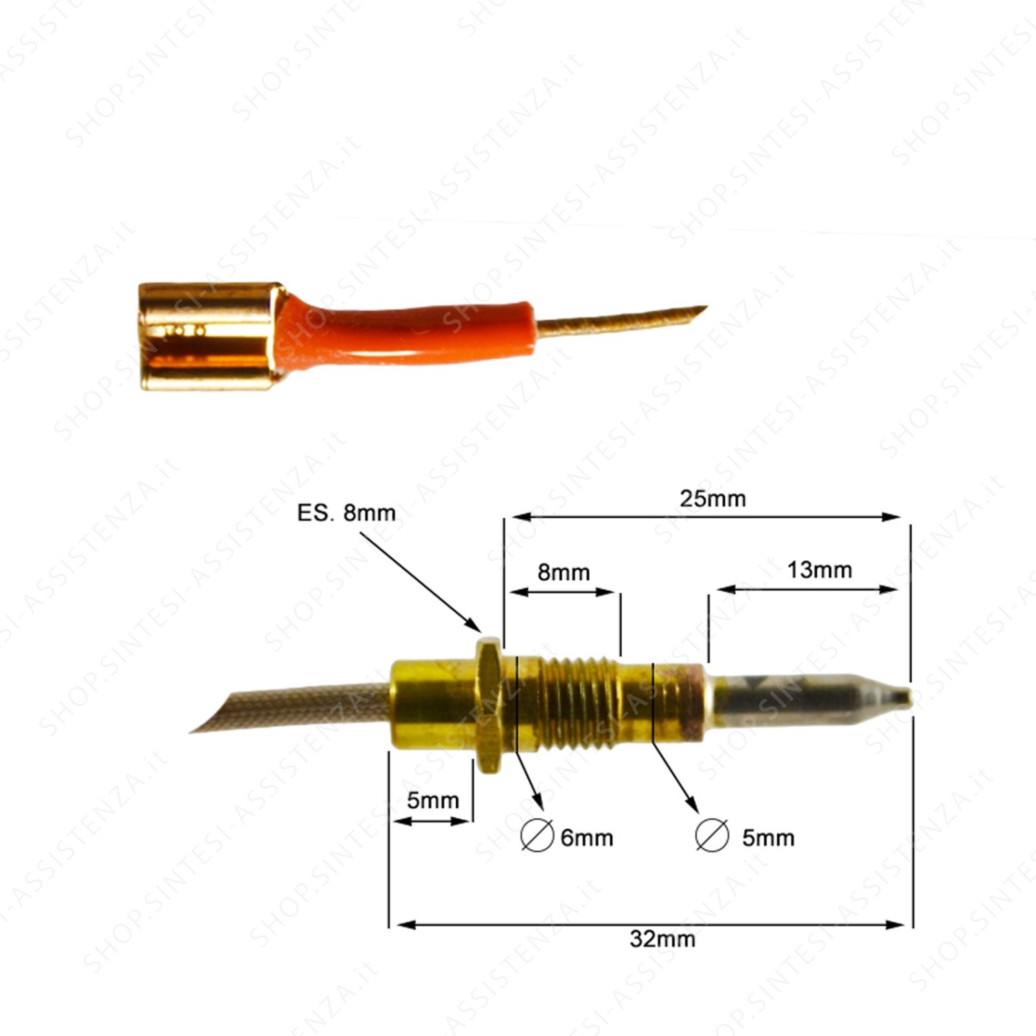 Termocoppia fuoco bruciatore piano cottura Foster 9606217 - 9606217