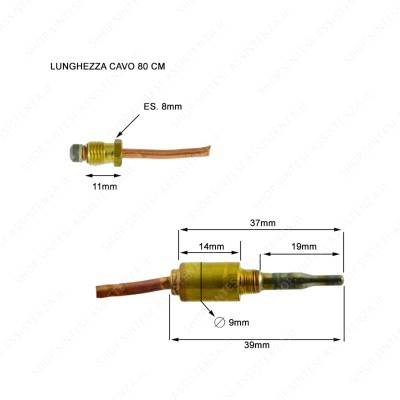 TERMOCOPPIA SICUREZZA PIANO COTTURA FOSTER FRANKE 9606205 133.0060.260 - 9606205 TERMOCOPPIA SICUREZZA PIANO COTTURA FOSTER FRANKE 9606205 133.0060.260 - 9606205