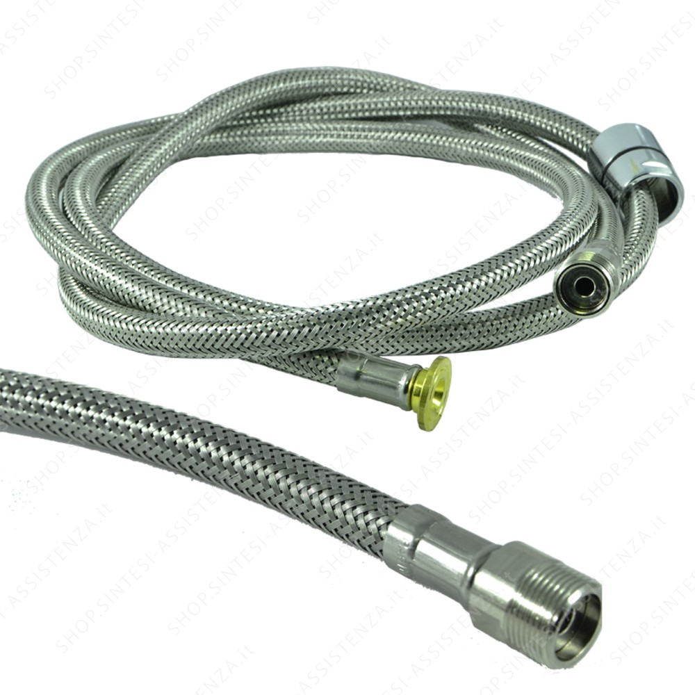 TUBO FLESSIBILE RUBINETTO DOCCIA FRANKE ORIGINALE MASCHI / FEMMINA LUNGHEZZA 1,5 METRI 133.0163.510 - 133.0163.510