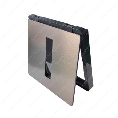 Black Lid Tecnoinox T2 Series Waste Bin 28 X 27 Cm - B3CO01018C0090S