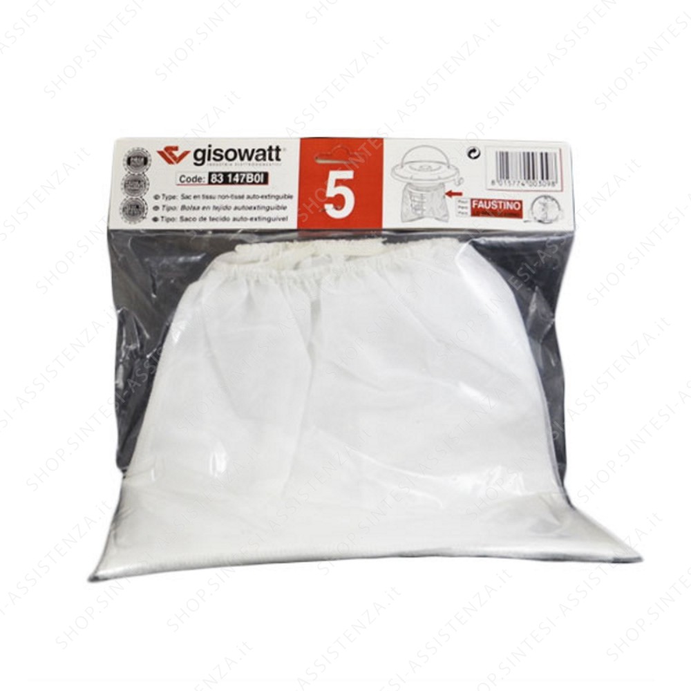 SELF-EXTINGUISHING NON-WOVEN FABRIC FILTER FOR FAUSTINO VACUUM CLEANER 83147B0I - 83147B0I