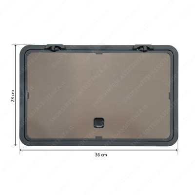 TECNOINOX WASTE BIN LID 23 X 36 WITHOUT FILTER - B3CO01030C0080S