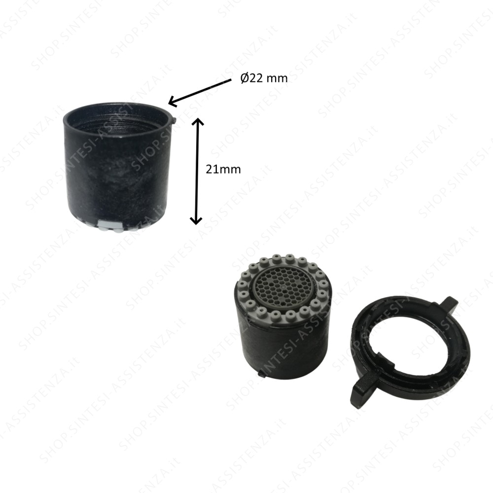 Franke Maris shower faucet aerator, 23 mm diameter, with key 133.0565.969 - 133.0565.969