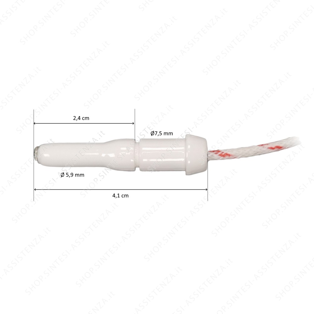 copy of Microswitch with button and bushing for Alpes Inox hob VAFBGEF00090 - VAFAGMD00010