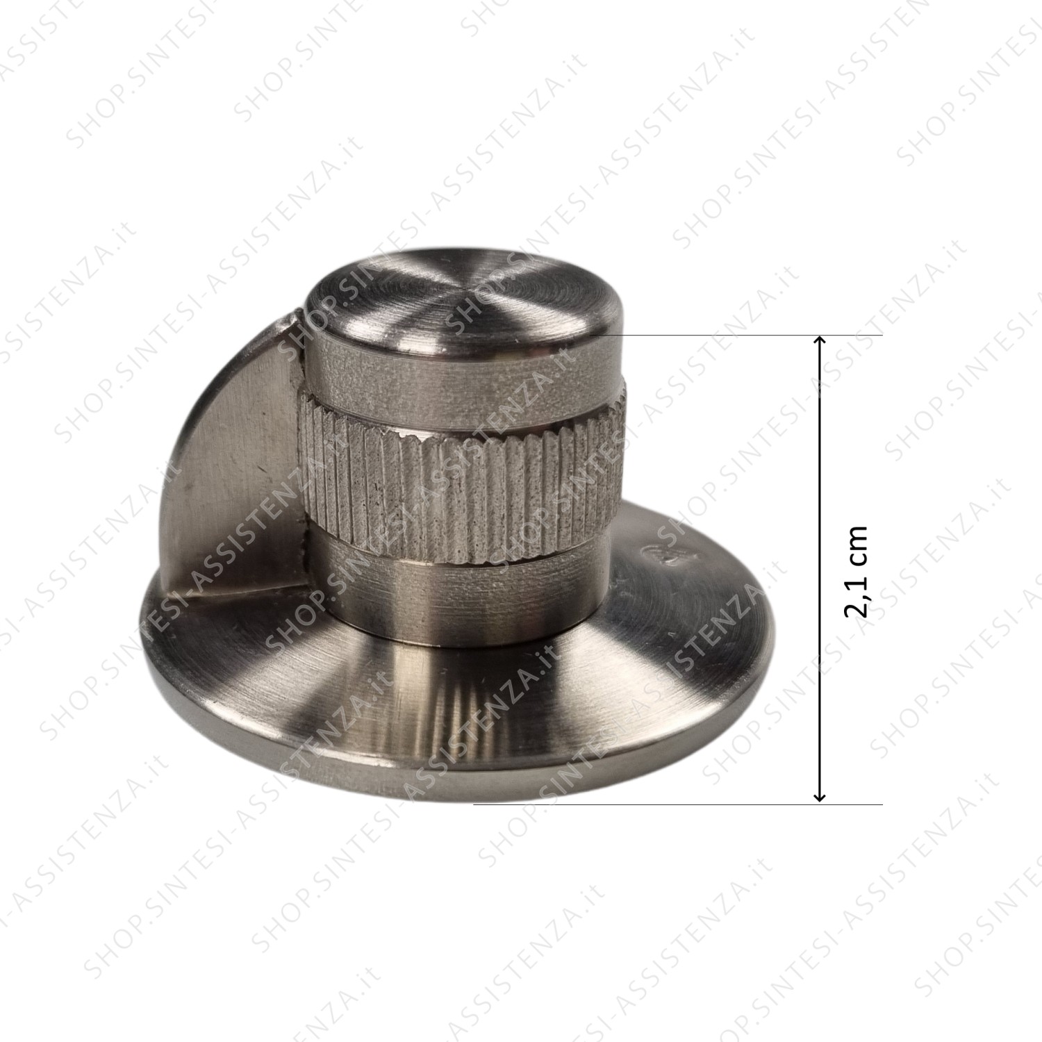 Manopola Acciao Inox per Piano Cottura Alpes Inox VAFFGMF00010 - VAFFGMF00010