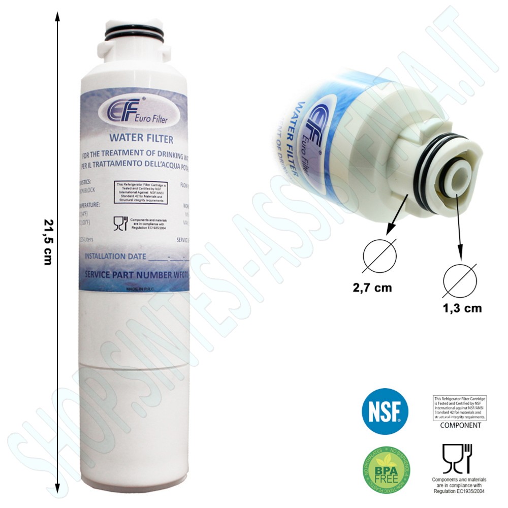 WATER FILTER FOR SAMSUNG WF070 REFRIGERATOR - WF070