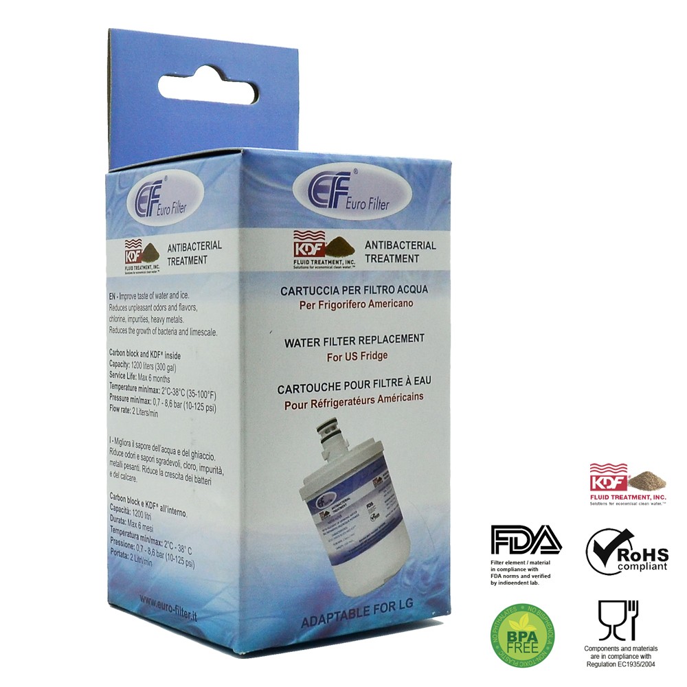 WATER FILTER FOR LG WF029K KDF FLUID TREATMENT REFRIGERATOR - WF029K 2