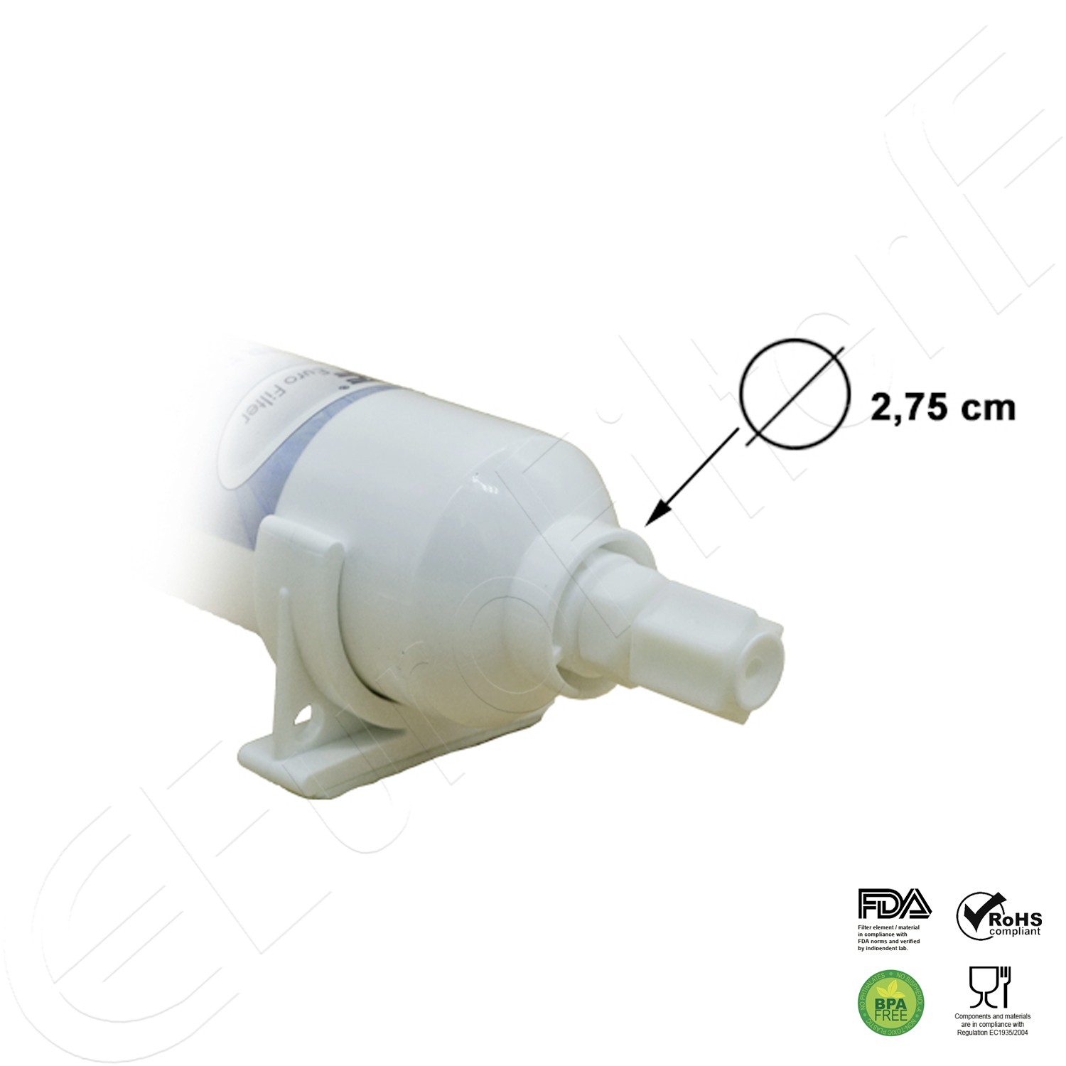 WATER FILTER FOR FRIDGE AEG ARISTON BOSCH DAEWOO ELECTROLUX HOTPOINT ARISTON INDESIT LG SIEMENS WHIRLPOOL WF007 - WF007