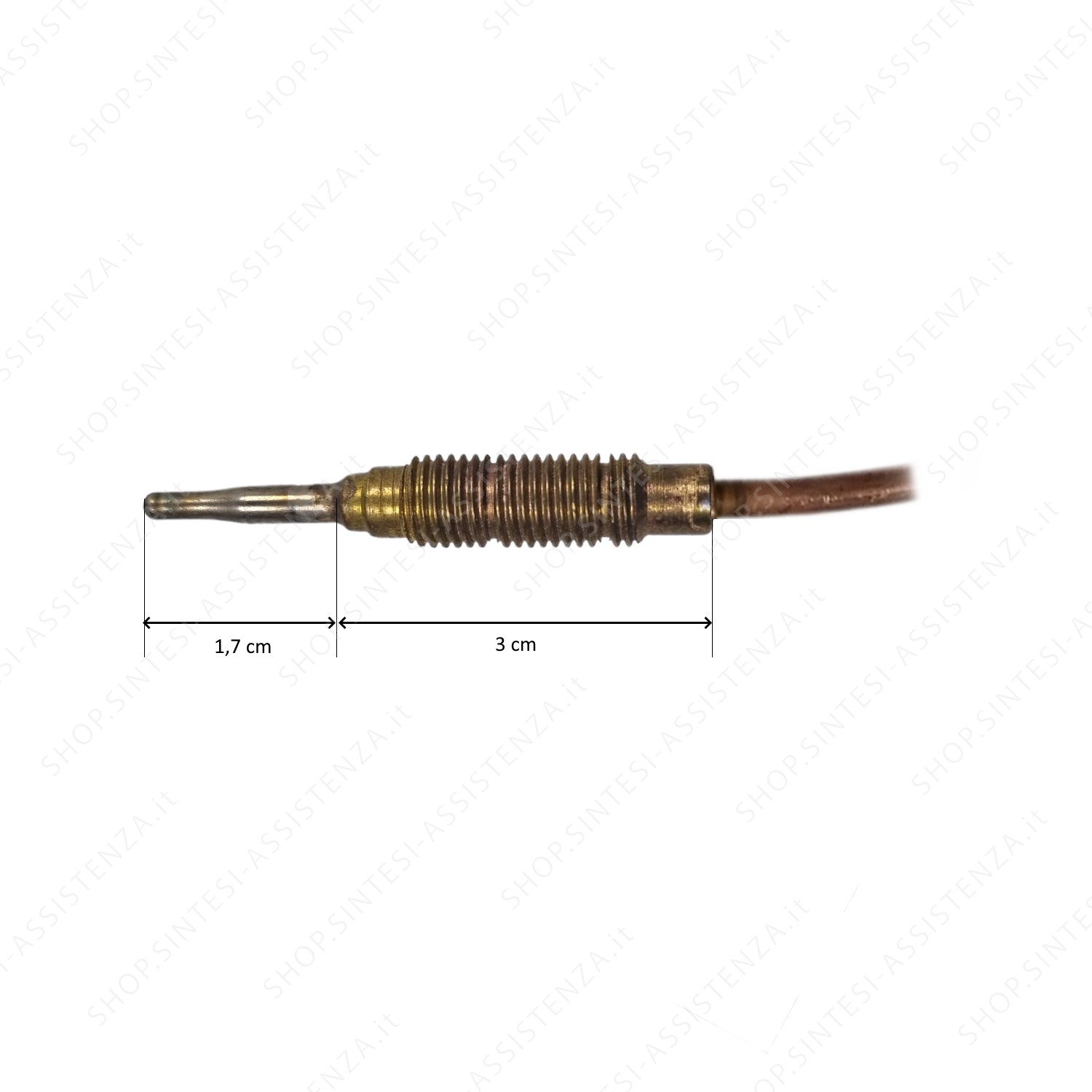 copy of Alpes Inox hob safety burner thermocouple VAFBGEF00010 - VAFBGEF00050