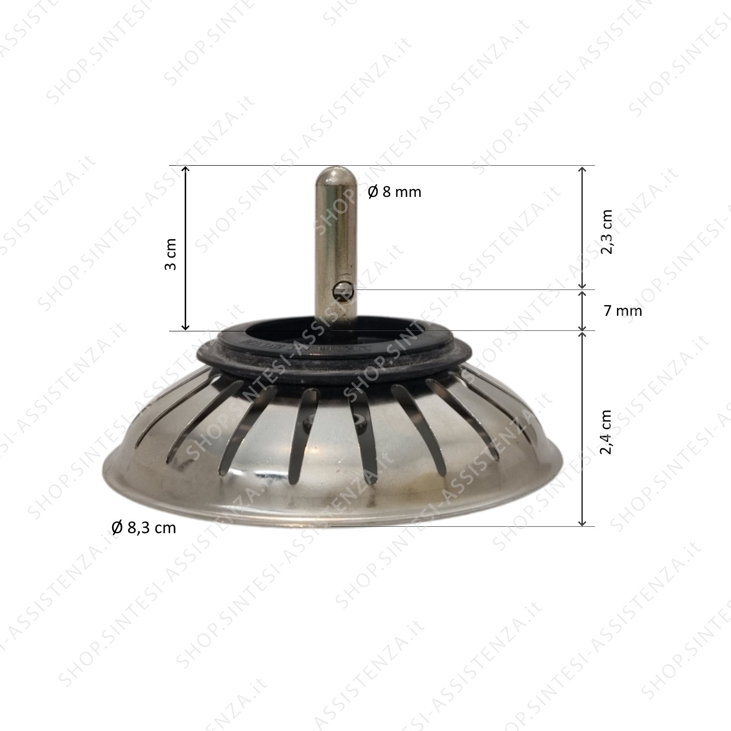 BASKET CAP FOR FOSTER FRANKE SMEG DIAMETER 8.3 CM - LC100