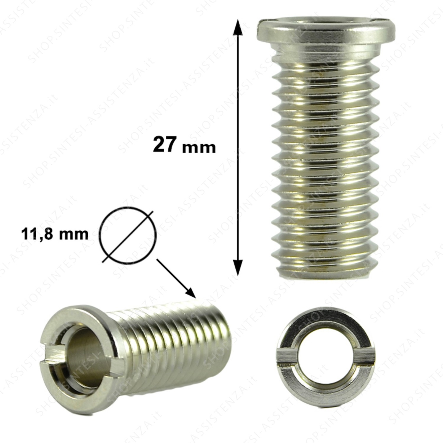 FRANKE SINK PLUG DRAIN FIXING SCREW STEP 1.75 X 27 MM 133.0042.868 - 133.0042.868