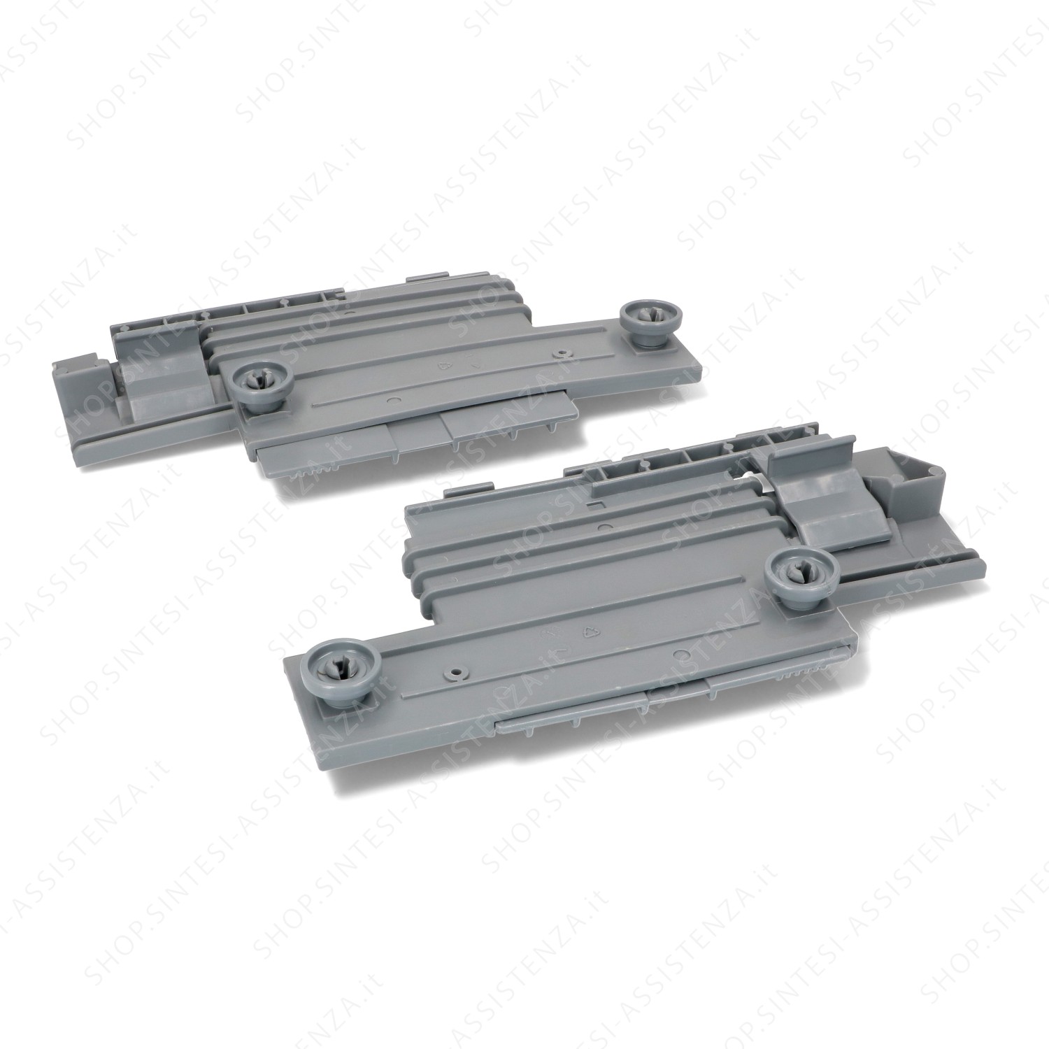 Adjustable left and right upper basket support assembly with wheels for Franke Smeg dishwasher 690074913 - 690074913