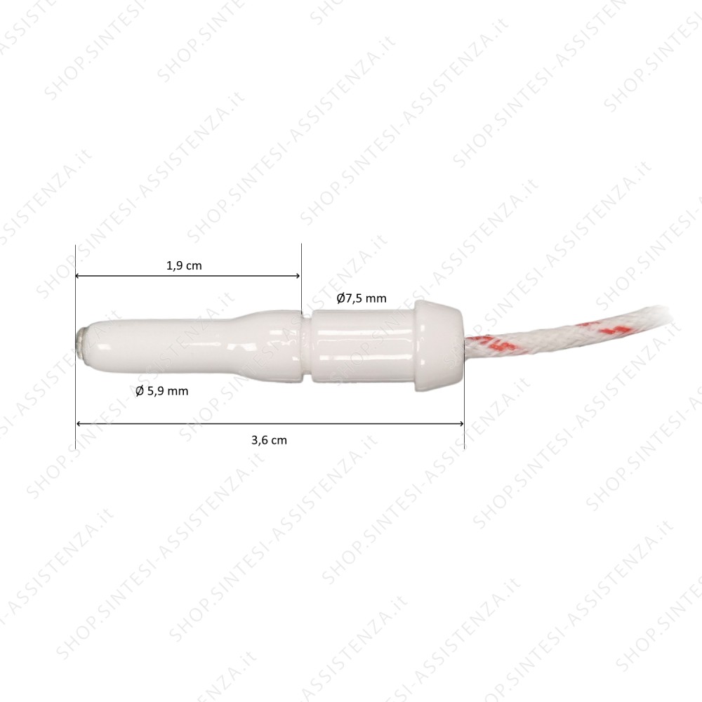 Candeletta scintilla accensione bruciatore piano cottura Alpes Inox VAFFGMD00010 - VAFFGMD00010