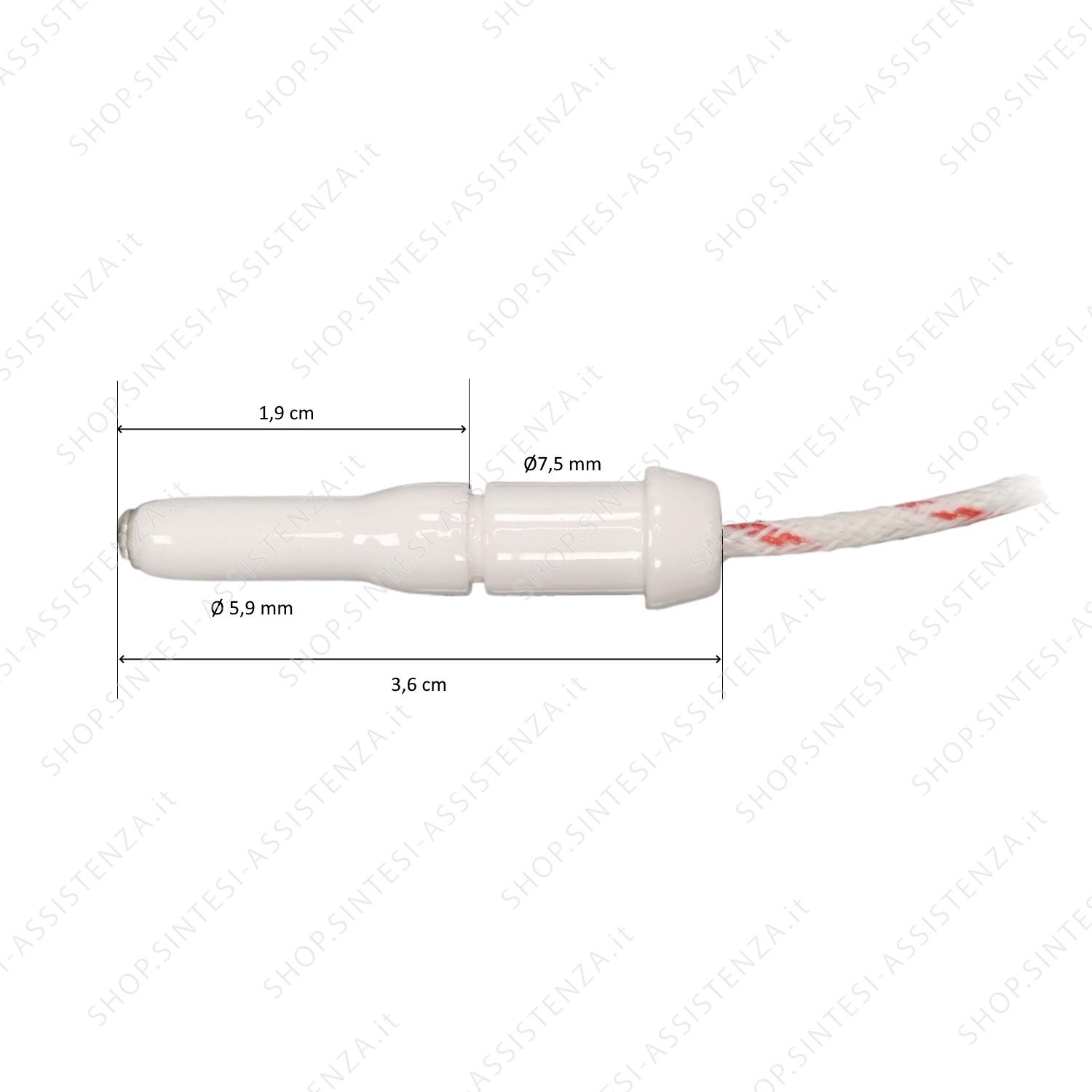 Candeletta scintilla accensione bruciatore piano cottura Alpes Inox VAFFGMD00010 - VAFFGMD00010