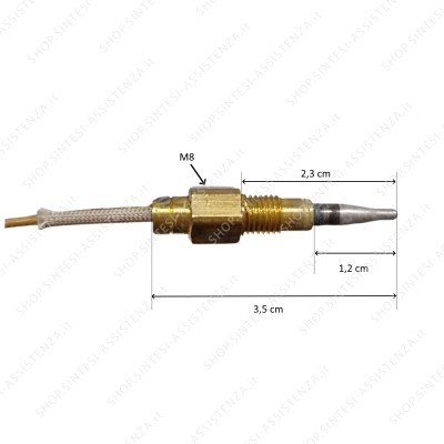 Termocoppia fuoco bruciatore piano cottura Alpes Inox VAFFGMC00300 - VAFFGMC00300