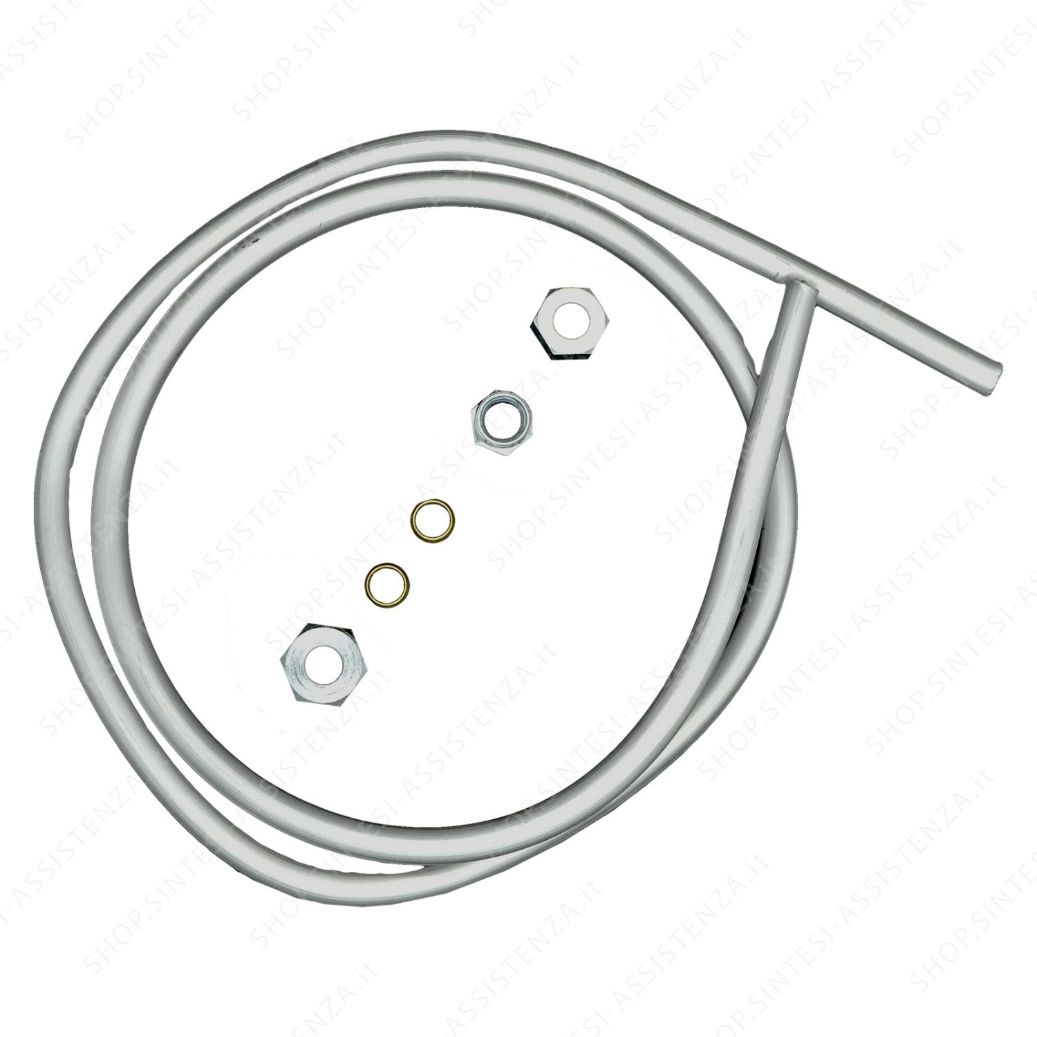 Tubo in alluminio tra bruciatore e rubinetto piano cottura Foster 9602901 - 9602901