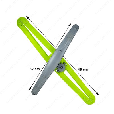 Girante Inferiore Lavastoviglie Smeg Da 45 Cm Kit Completo - 694570135 760570445 764570061