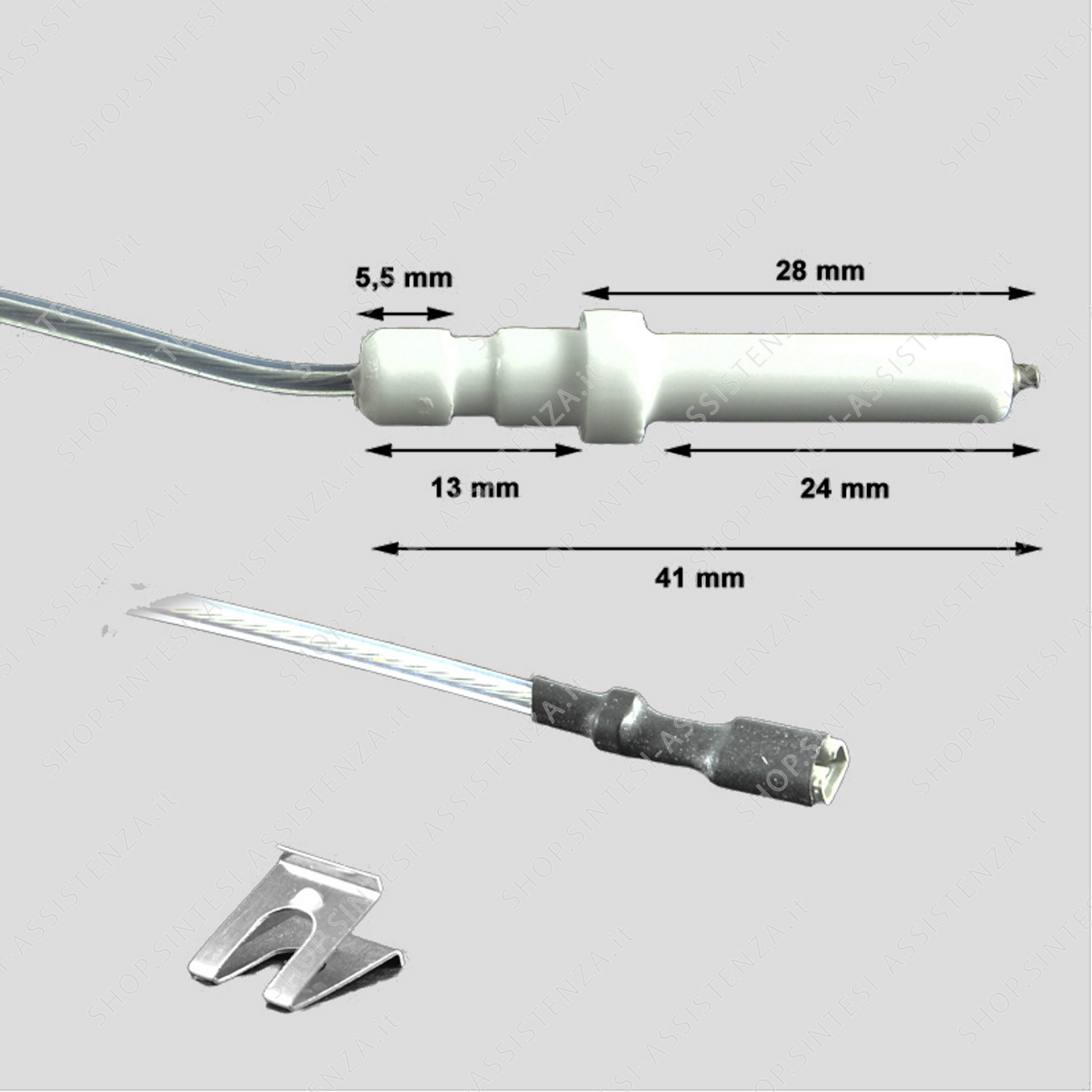 IGNITION SPARK PLUG FOR FOSTER HOB 80 CM 9604007 9604021 - 9604007