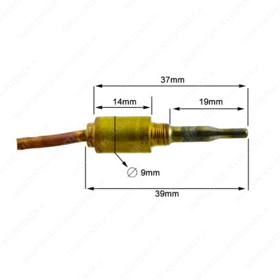 Termocoppia fuoco bruciatore piano cottura Foster 9606203 - 9606203