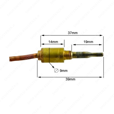 TERMOCOPPIA SICUREZZA PIANO COTTURA FOSTER FRANKE 9606205 133.0060.260 - 9606205 TERMOCOPPIA SICUREZZA PIANO COTTURA FOSTER FRANKE 9606205 133.0060.260 - 9606205