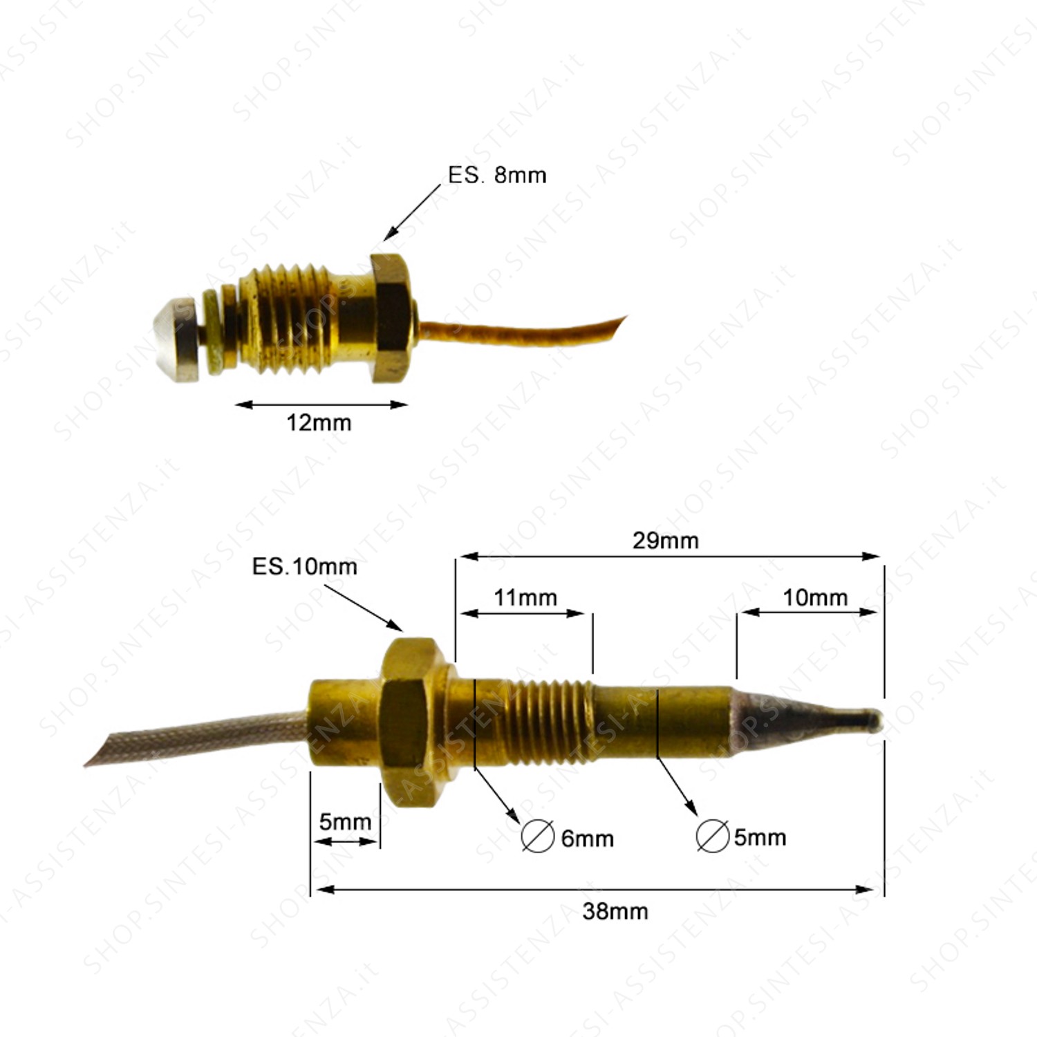 Safety thermocouple for Foster hob 9606215 - 9606215